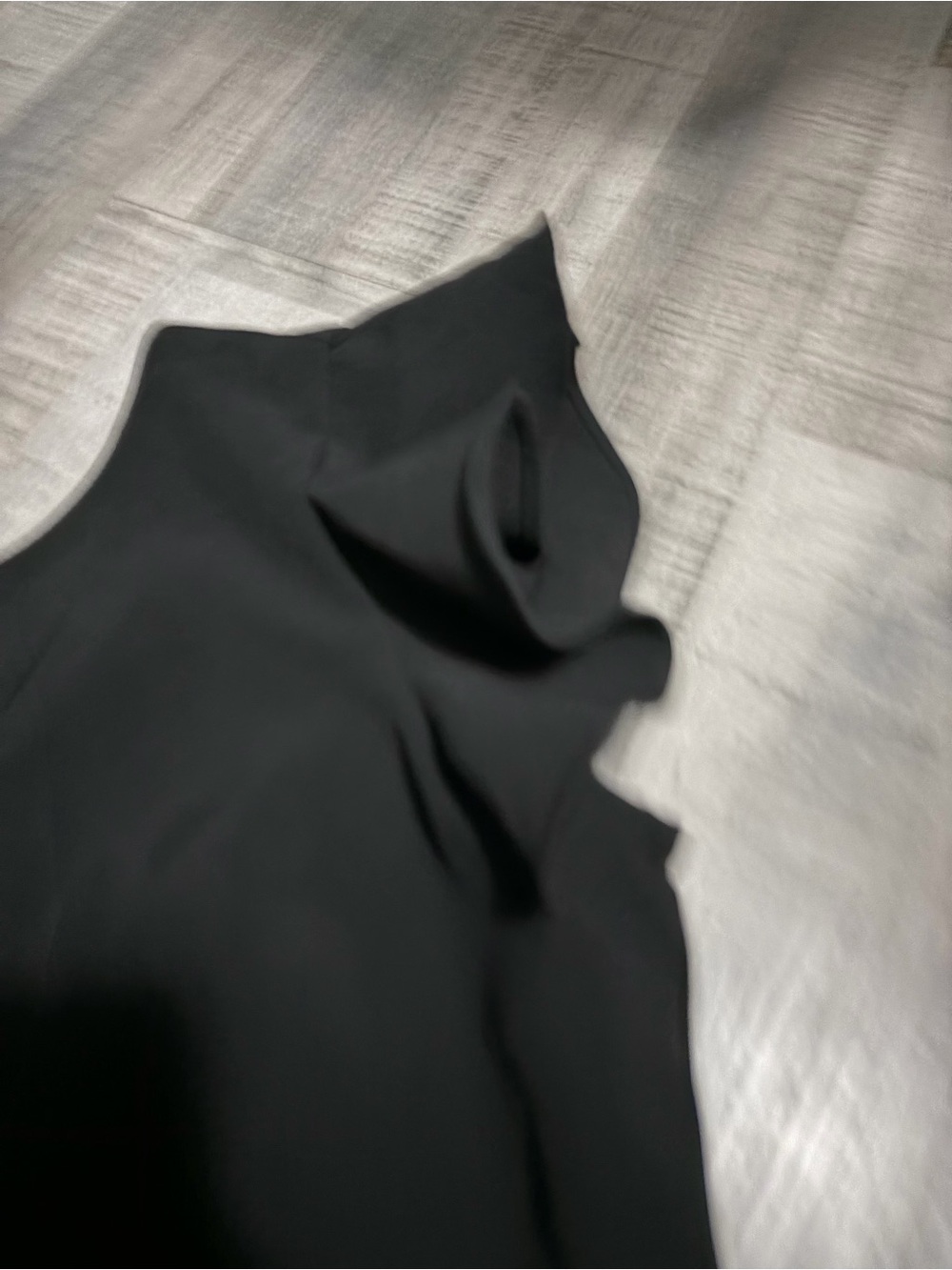 TCEC Black Ruffle-Hem Mini Dress - Picture 6 of 7